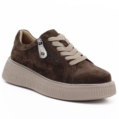 Jezzi Scarpe leather suede platform Jezzi