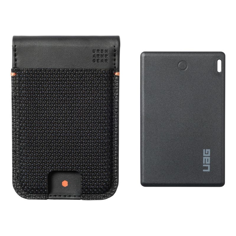 UAG Metropolis Wallet - wallet with a stand and a location card (Apple Find My and Google Find Hub), compatible with MagSafe (kevlar black)