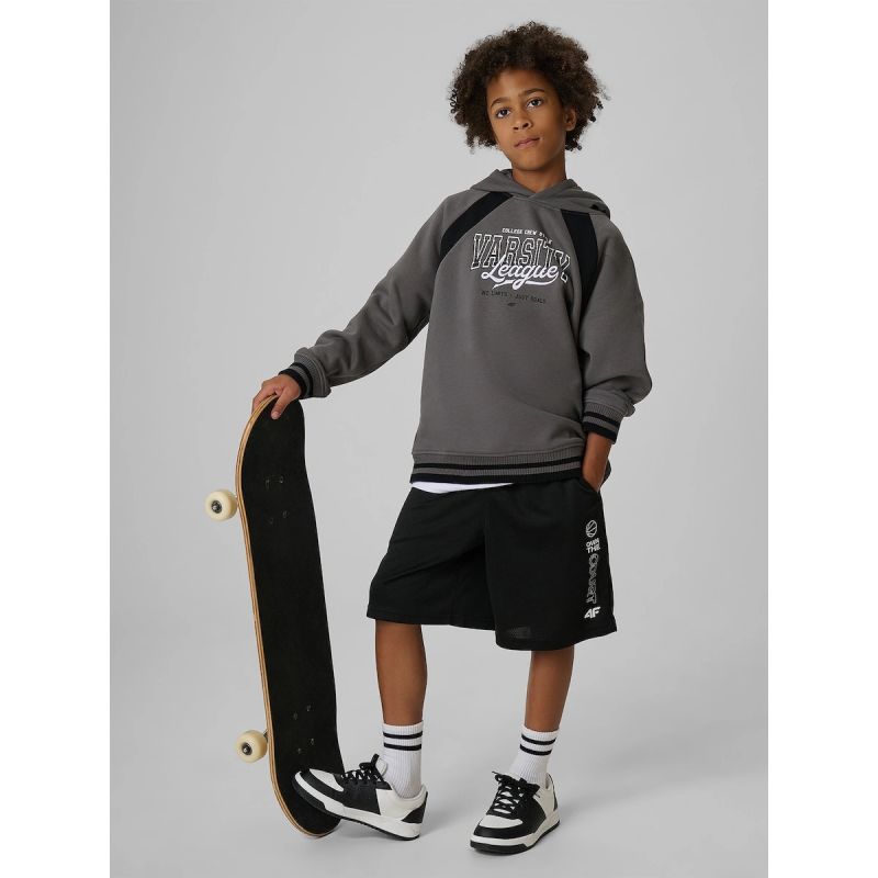 4f Felpa Loose-Fit Hooded