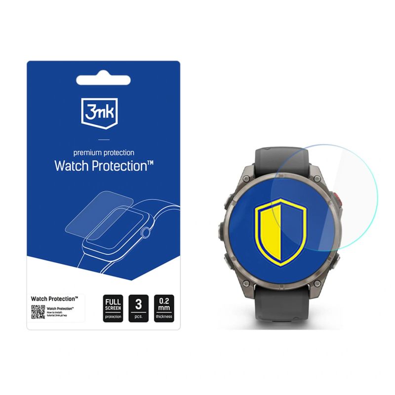 3mk Watch Protection ARC Smartwatch Screen Protector Film for Garmin Fenix 8 Pro 47mm