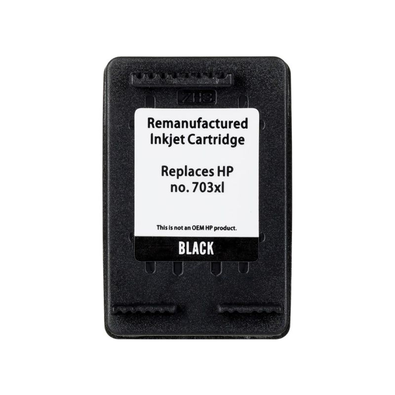Superbulk Ink for HP B-H703Bk Printer (Replaces HP 703 CD887) Standard Black