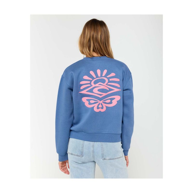 Rip Curl Felpa icons OF surf relaxed crew,