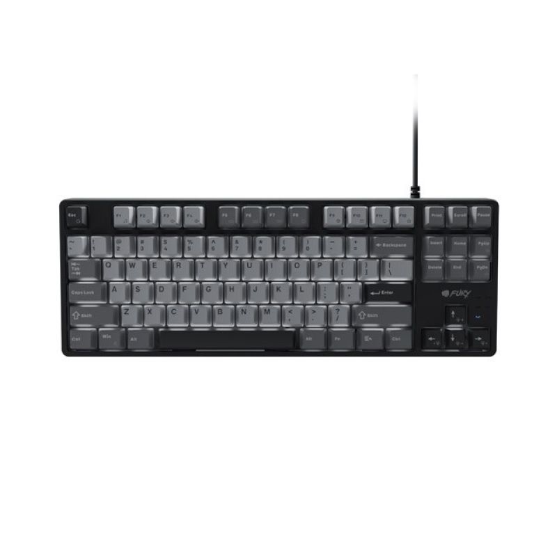 FURY KANABO K2 US GAMING KEYBOARD WHITE BACKLIGHT MECHANICAL BLACK-GRAY