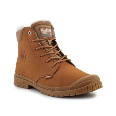 Palladium Scarpe Cuff Leather Waterproof WL Mahogany