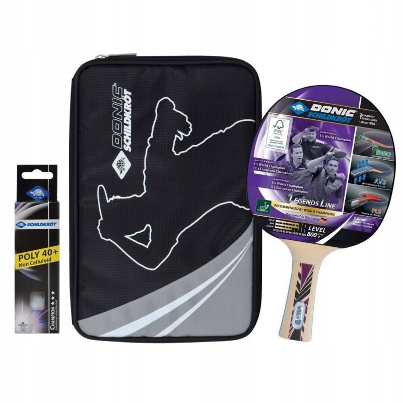 Donic Legends 800 Table Tennis Bat Set 3-in-1 – MTS788488