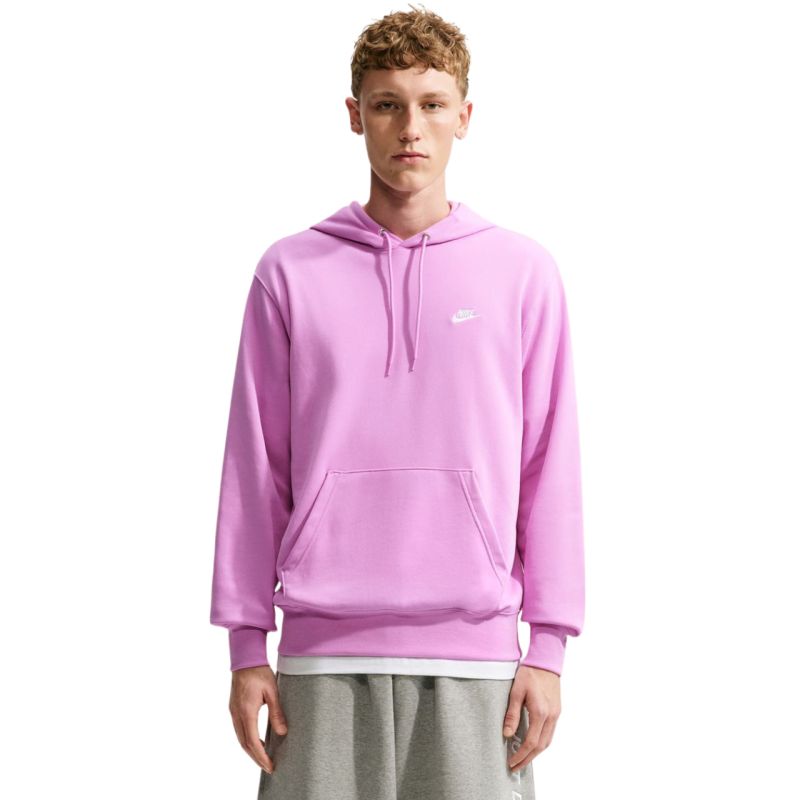 Nike Club FT PO Hoodie Men’s Sweatshirt, Pink FN3866 503