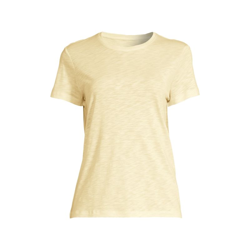 Casall Soft Texture Tee Yellow Women's T-Shirt
