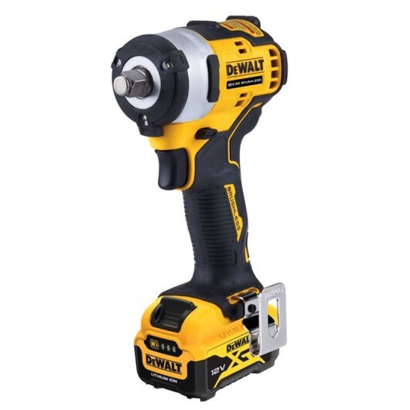 12V DEWALT DCF901P2 Impact Wrench with 2 x 5.0Ah Batteries