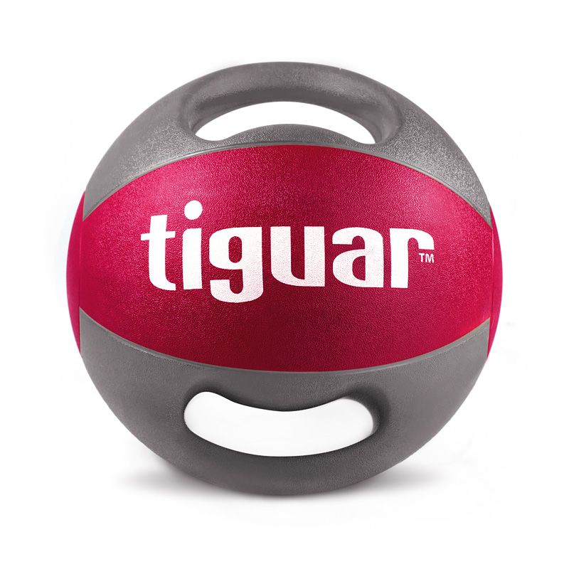 Medicine ball with tiguar hand..