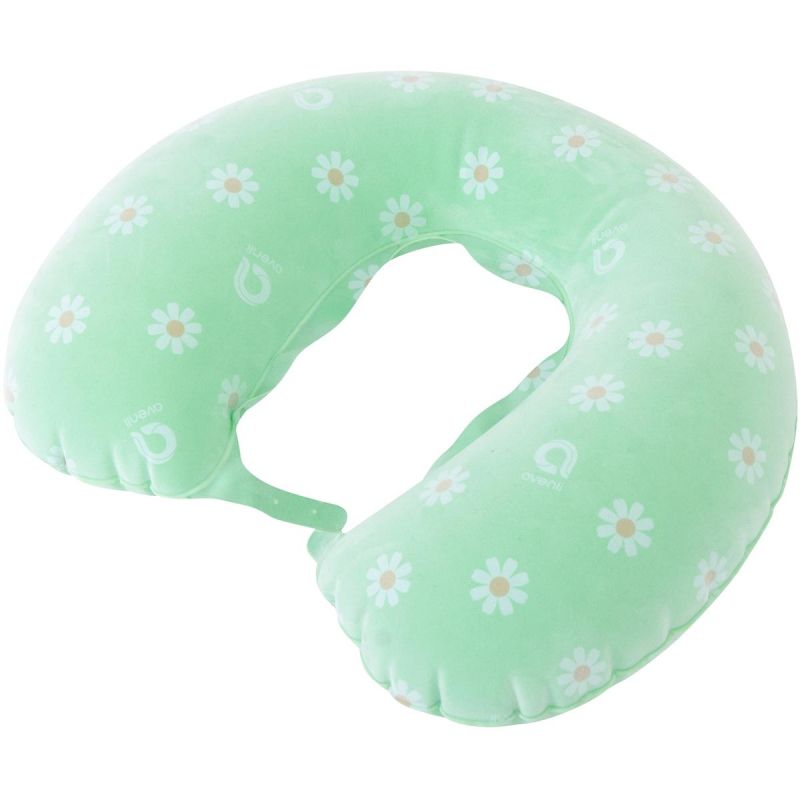 FLOCKED TRAVEL PILLOW, HEADREST, CHAMOMILE SCENT, 53x34.5CM 23004