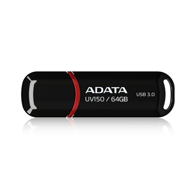 ADATA UV150 AUV150-64G-RBK USB Flash Drive (64GB; USB 3.0; black)