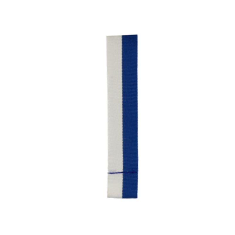 Ribbon 20 mm – white-blue