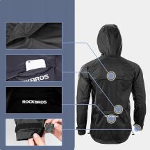 Rockbros Giacca Rain Breathable Windproof