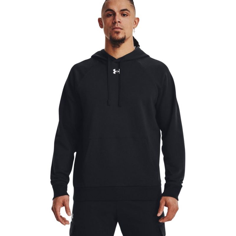 Men’s Under Armour Rival Fleece Hoodie, black, 1379757 001, XL