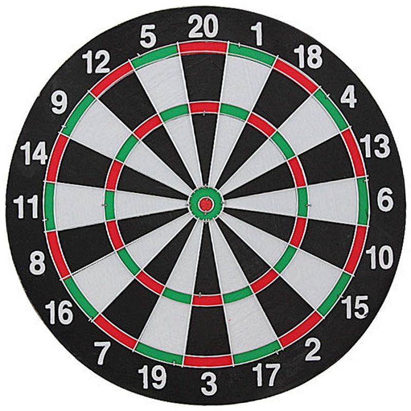 Sisal dartboard 30 cm + 6 darts EB030231/BT171525