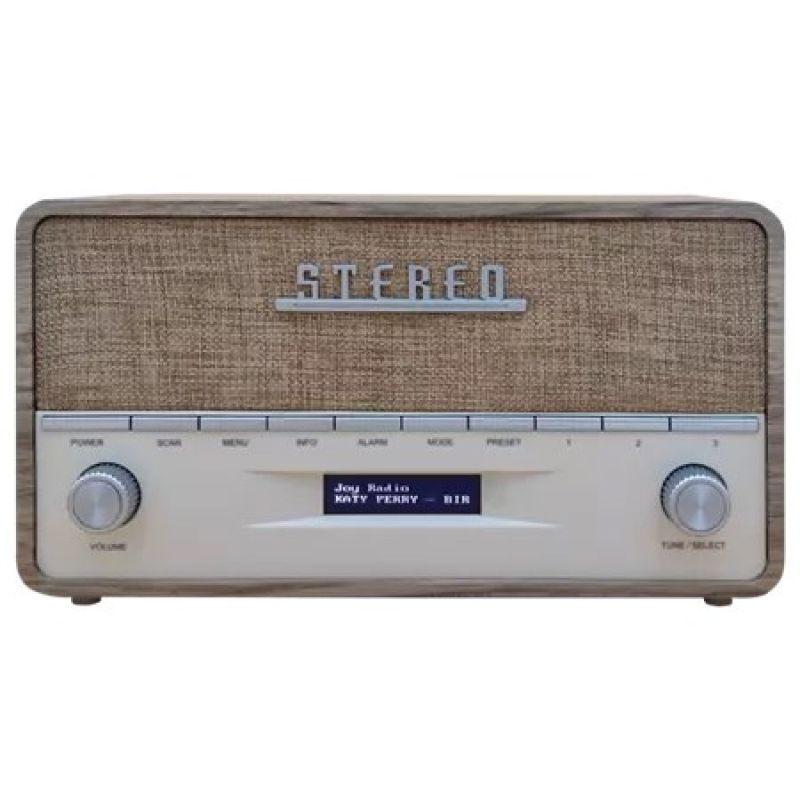 Denver DAB-36LW portable digital radio brown, white