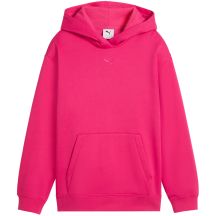 Puma Felpa con cappuccio ESS Centered Cat Logo Relaxed for Fuchsia
