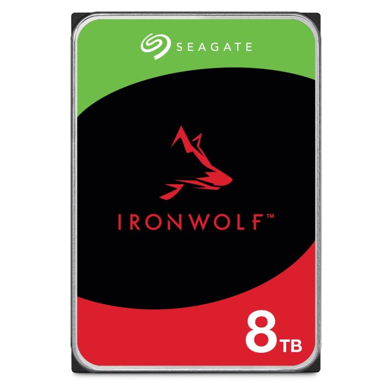 Seagate IronWolf ST8000VN004 HDD (8 TB; 3.5"; 256 MB; 7200 RPM)