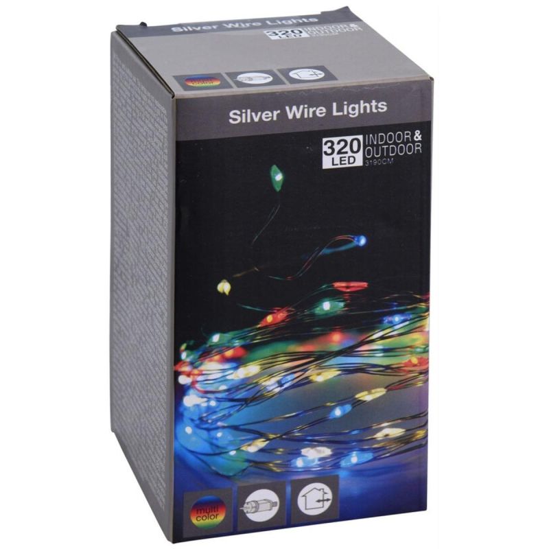WIRE LAMPS GARLAND 320 LED MULTICOLOR