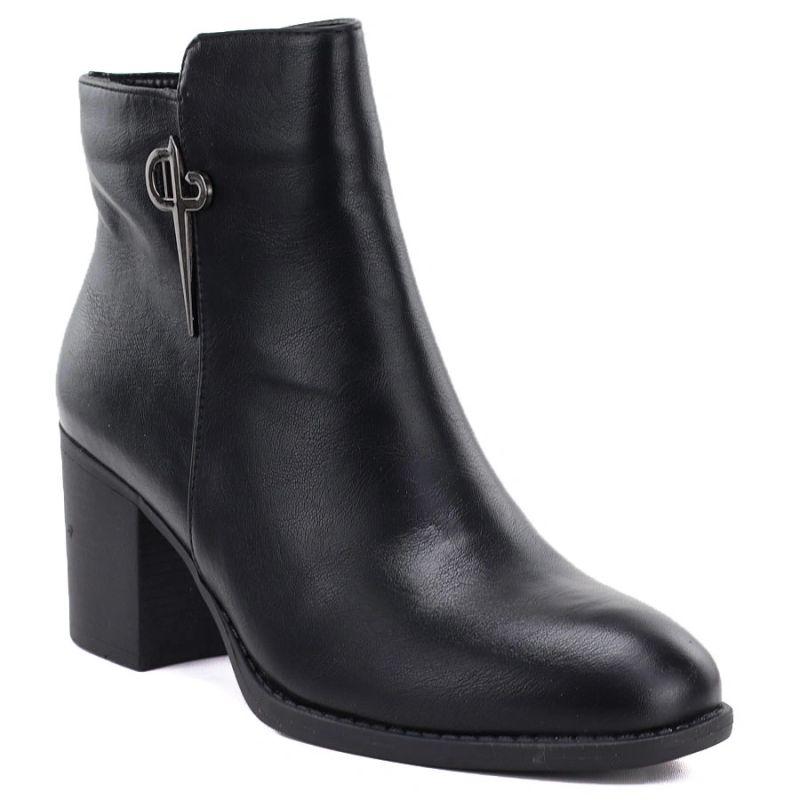 Black Heeled Women’s Ankle Boots M.Daszyński SA250-4