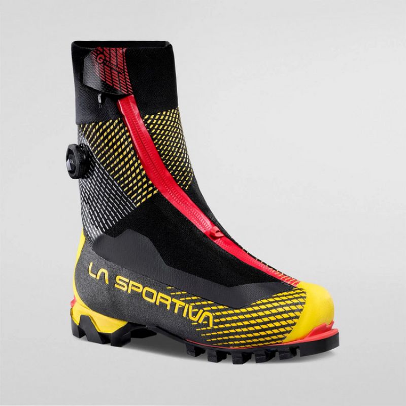 La Sportiva G-Summit Mountaineering Boots – black/yellow, size: 39