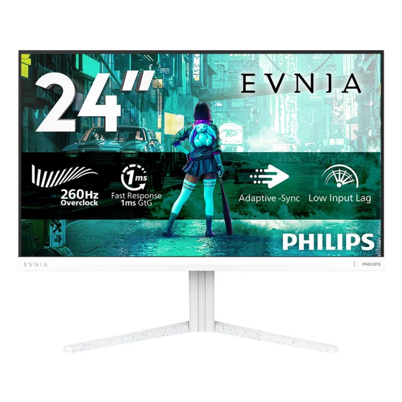 Philips Evnia 3000 24M2N3201PL/00 computer monitor 60.5 cm (23.8") 1920 x 1080 px Full HD LCD White