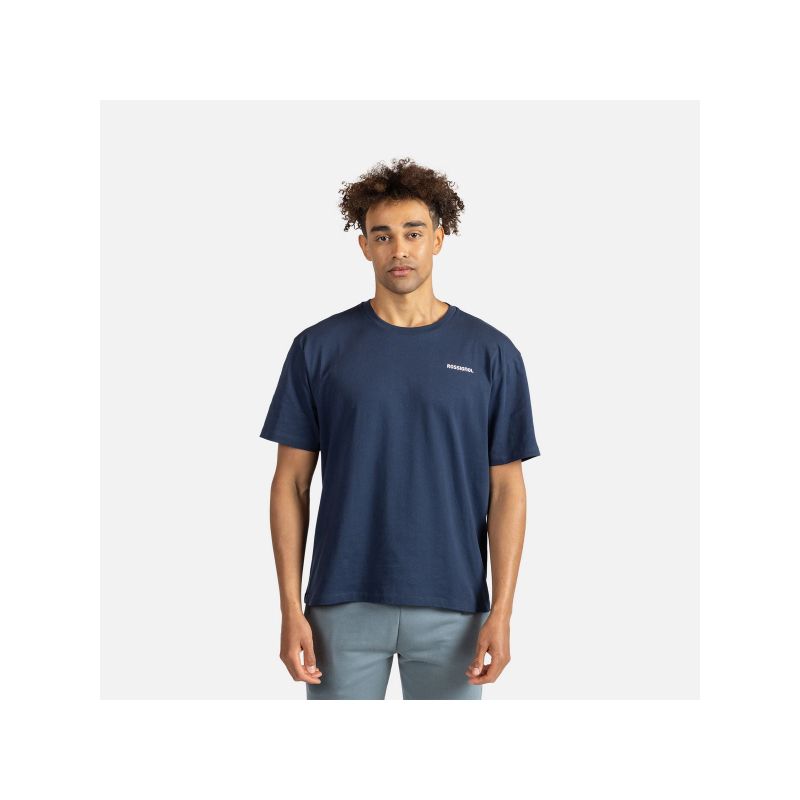 ROSSIGNOL Waterfall Tee Men's T-Shirt, Navy Blue