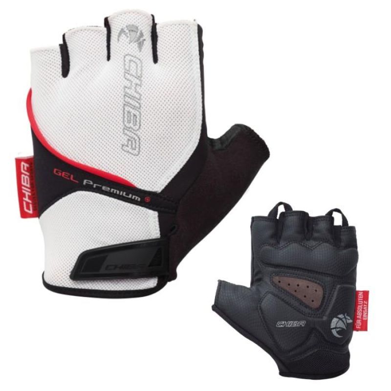 CHIBA Gel Premium Gloves L, White