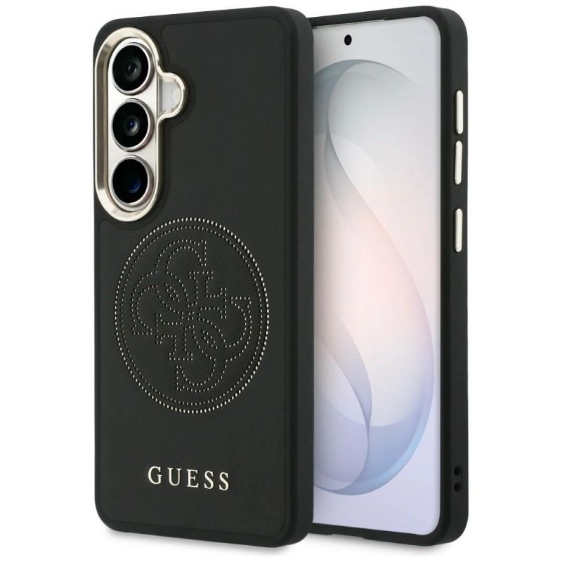 Guess Perforated Logo MagSafe Case for Samsung Galaxy S26 – Black
