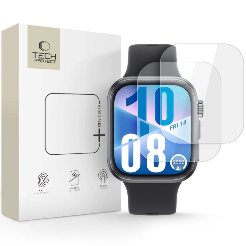 Tech-Protect Hofi Hydro Flex+ 2-pack hydrogel film for Huawei Watch Fit 3 / 4 - transparent
