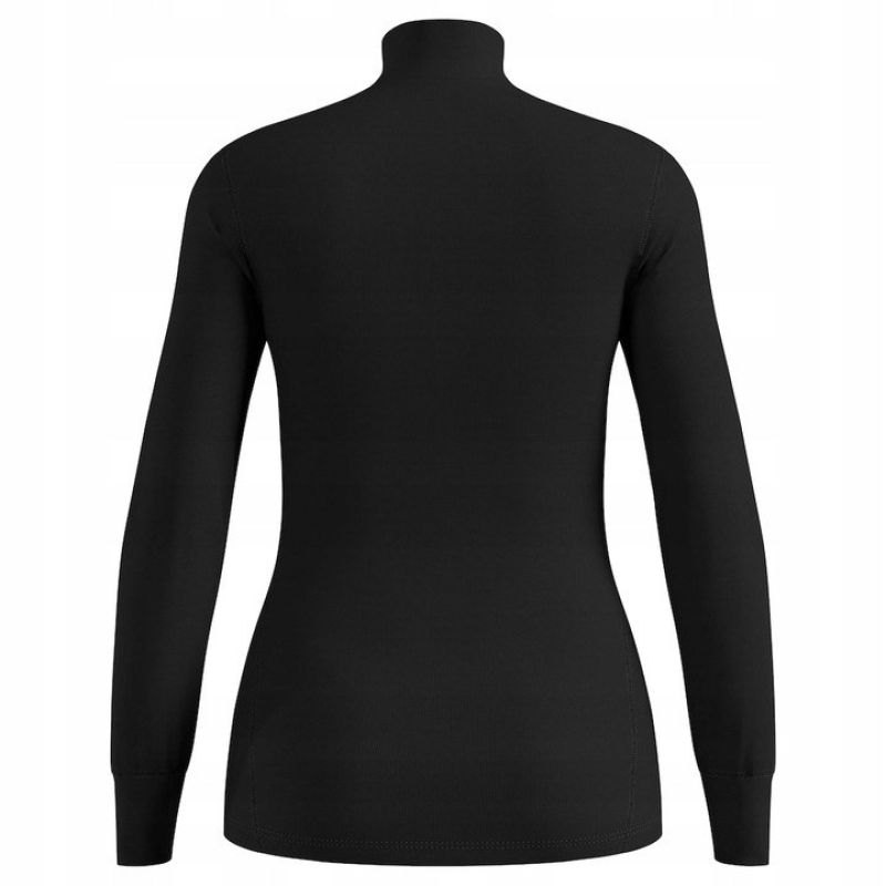 Odlo BL TOP turtle neck l/s ACTIVE WARM ECO women's t-shirt size M Black
