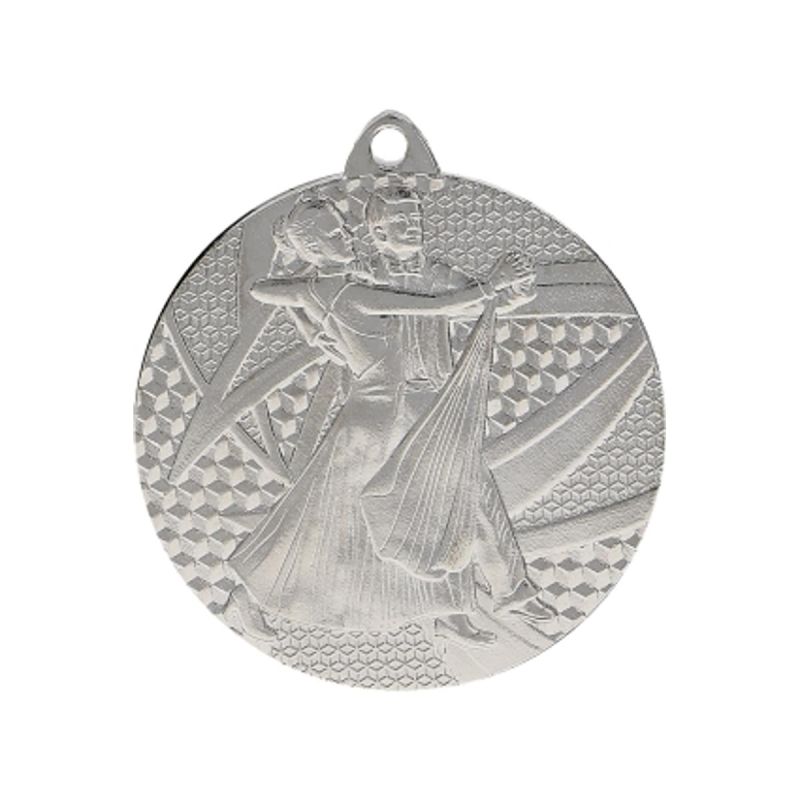 Silver medal - dance - steel medal