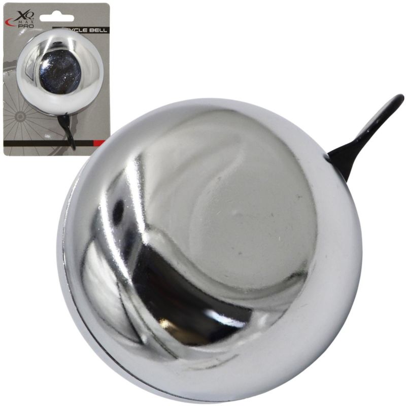 RETRO BICYCLE BELL 80x50MM SILVER XQMAX