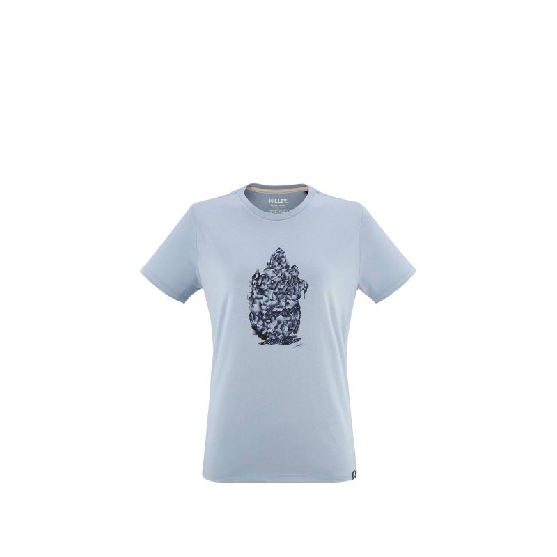 MILLET CIMAICOLLAB TS SS W blue T-shirt