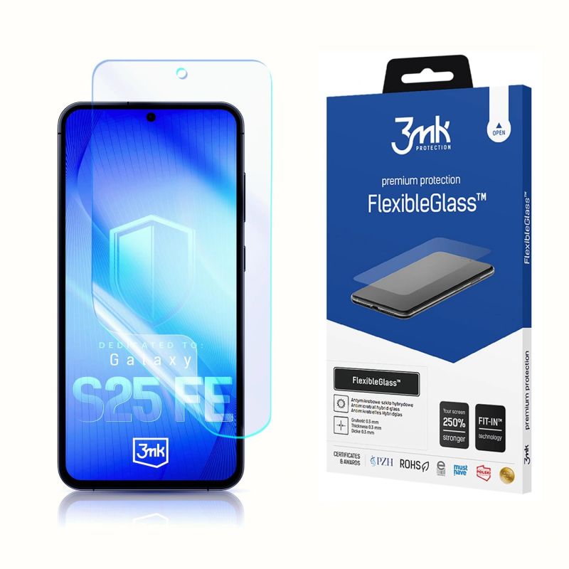 3mk FlexibleGlass Hybrid Glass for Samsung Galaxy S25 FE