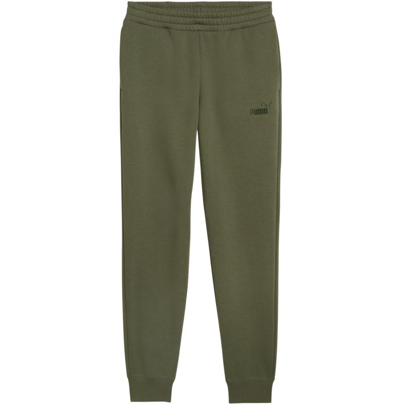 Men's Puma ESS No.1 Logo FL Sweatpants khaki 682607 86