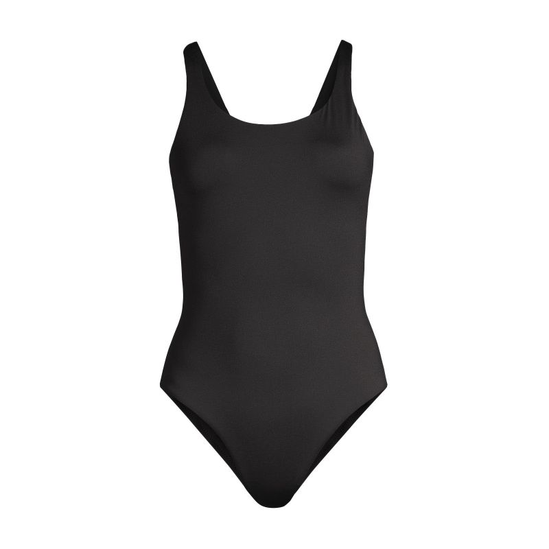 CASALL Deep Racerback Swimsuit Black