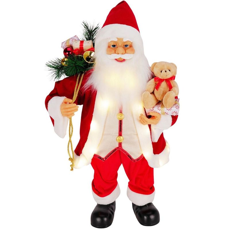 DECORATIVE SANTA CLAUS 80CM