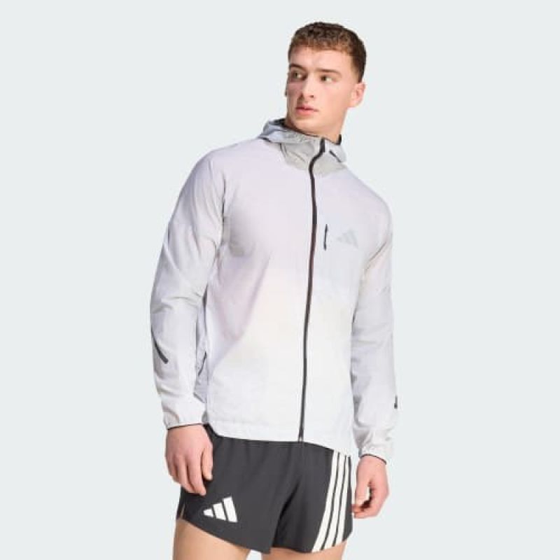 adidas TERREX Xperior CLIMA365 Light Windweave Jacket – black/white, size: XL