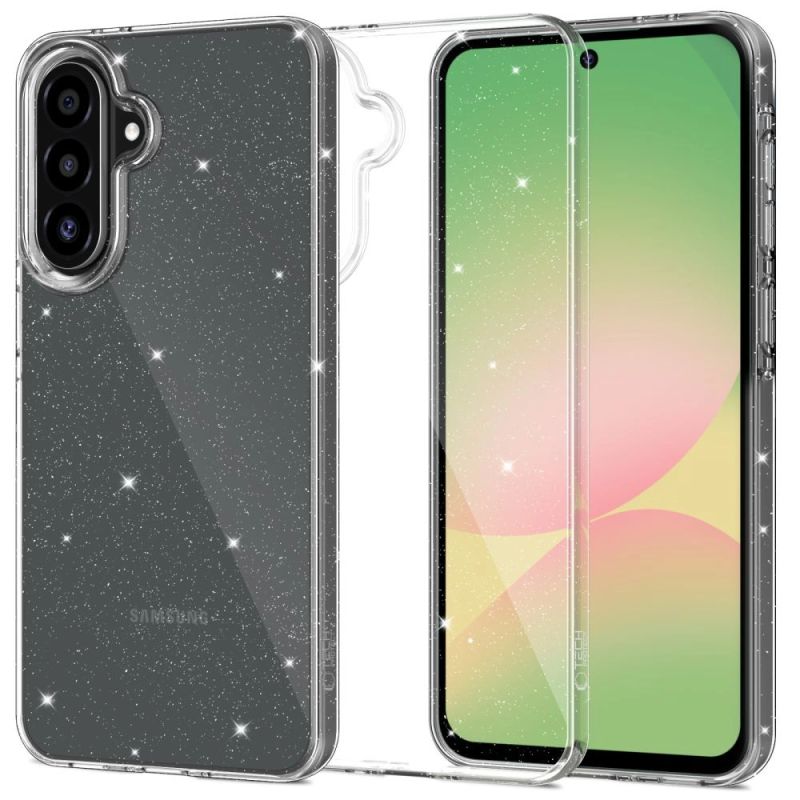 Tech-Protect FlexAir Case for Samsung Galaxy A57 5G - Clear Glitter