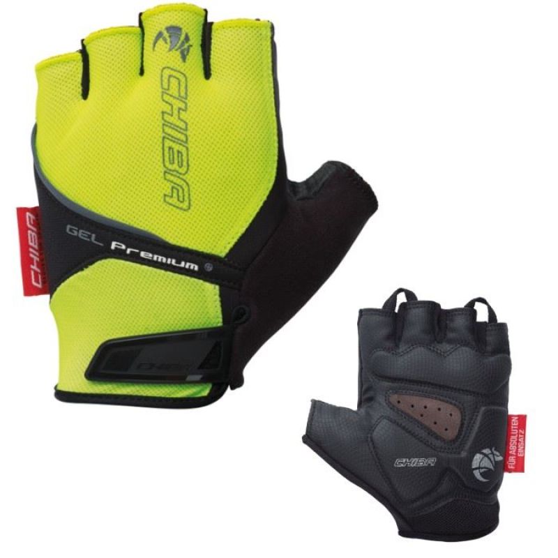 CHIBA Gel Premium Gloves 3XL Neon Yellow