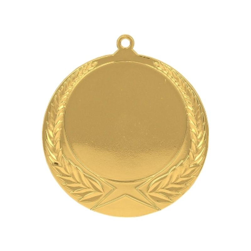 General gold medal with space for a 50 mm emblem – steel medal