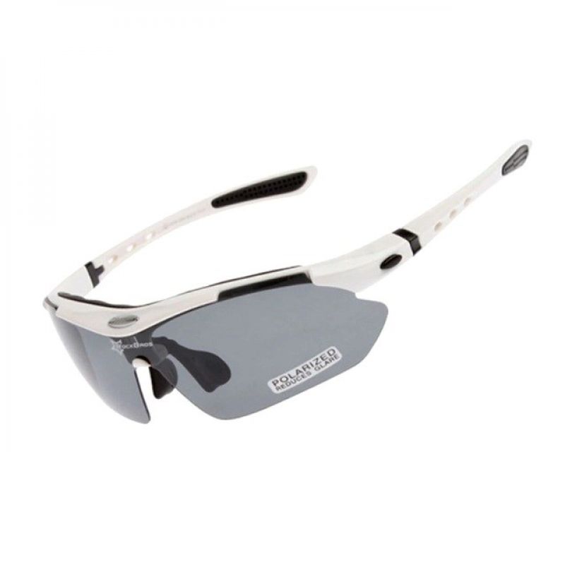 Rockbros 10002 Polarized Cycling Glasses – White