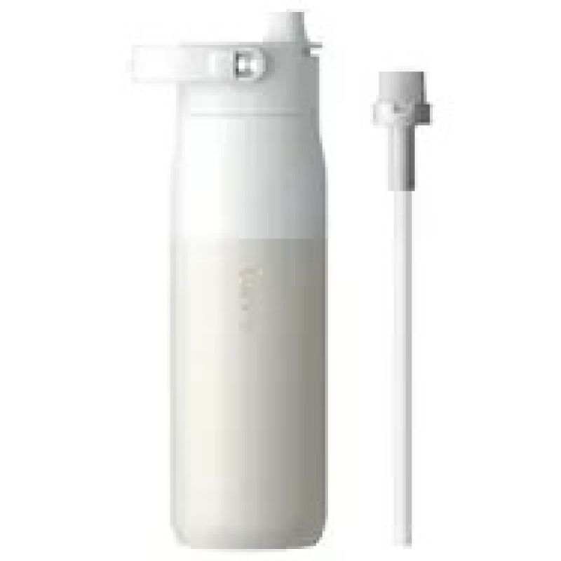 LARQ Bottle Swig Top – Insulated Bottle with Straw 680 ml (Granite White)