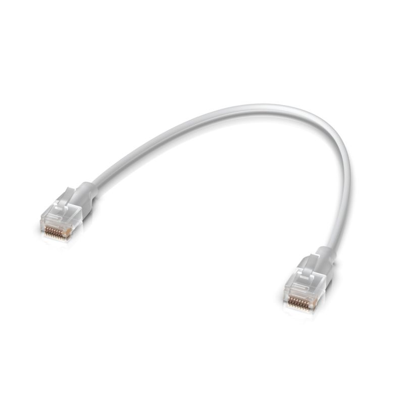 UTP Ubiquiti UniFi Etherlighting Patch Cable (UACC-Cable-Patch-EL-0.3MW) Cat. 6 0.3m white