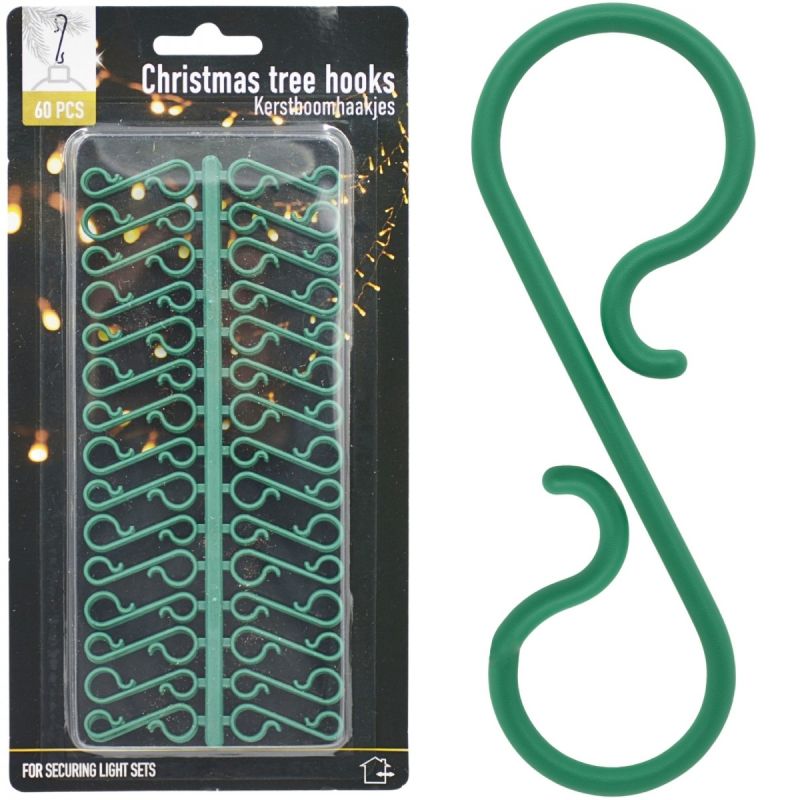 HOOKS SET 60 PCS GREEN