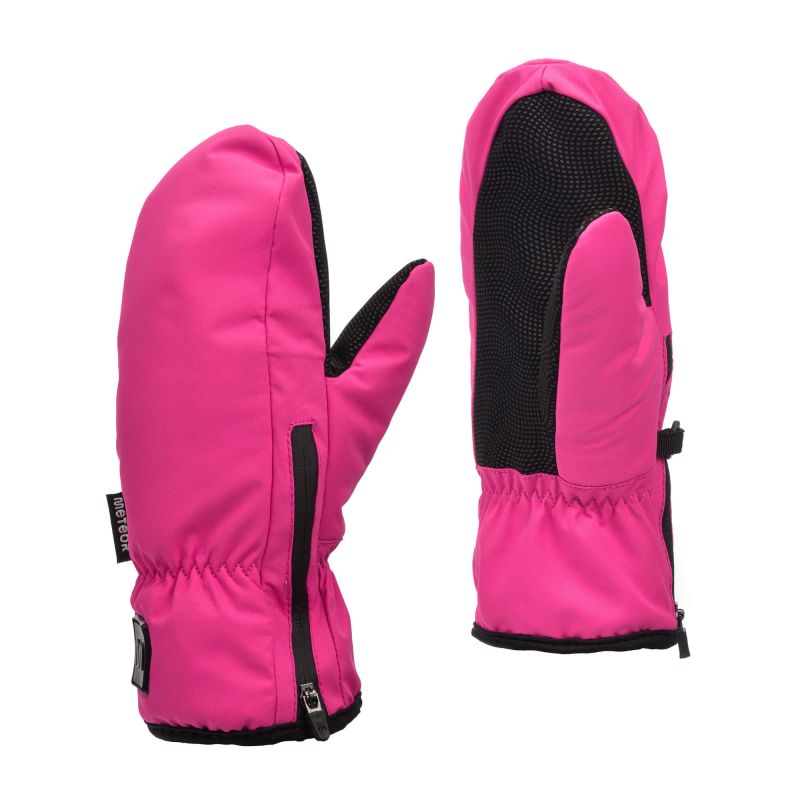 Meteor Juna XS Winter Gloves Pink/Black
