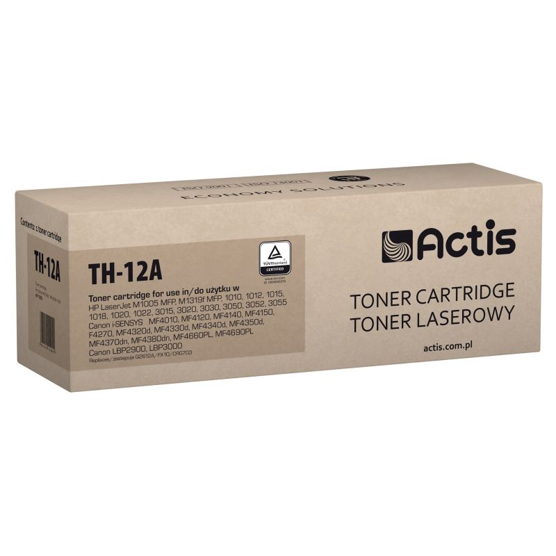 Actis TH-12A Toner (replaces HP 12A Q2612A, Canon FX-10, Canon CRG-703; Standard; 2000 pages; black)