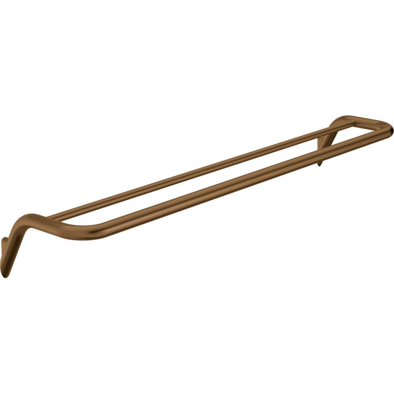 Double towel rack - wall-mounted