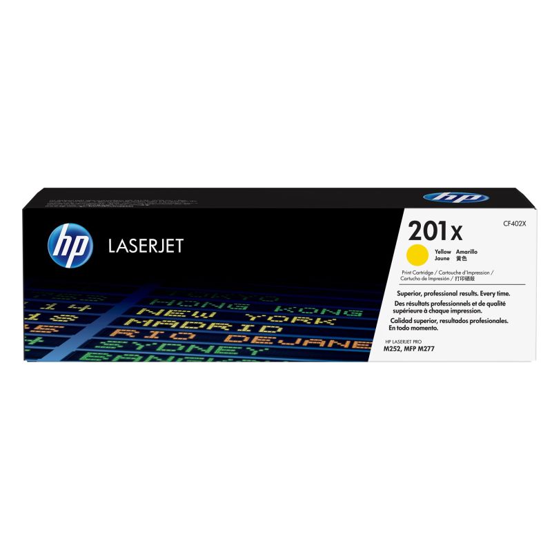 HP Toner Yellow HP 201X, HP201X=CF402X, 2300 pages